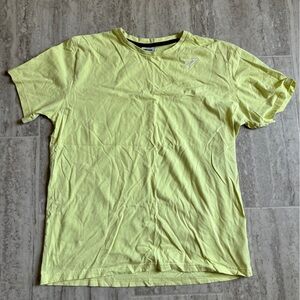 Gymshark Light Yellow Athletic Top